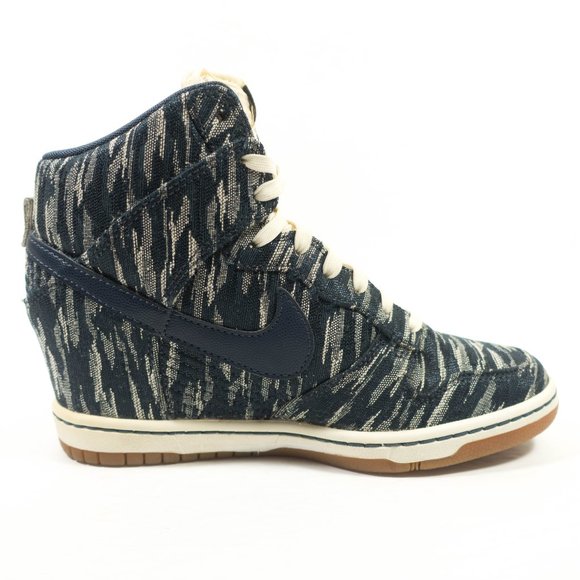 Nike Dunk Sky Hi Hidden Wedge Sneakers - Women's Size 7.5 - Picture 2 of 10